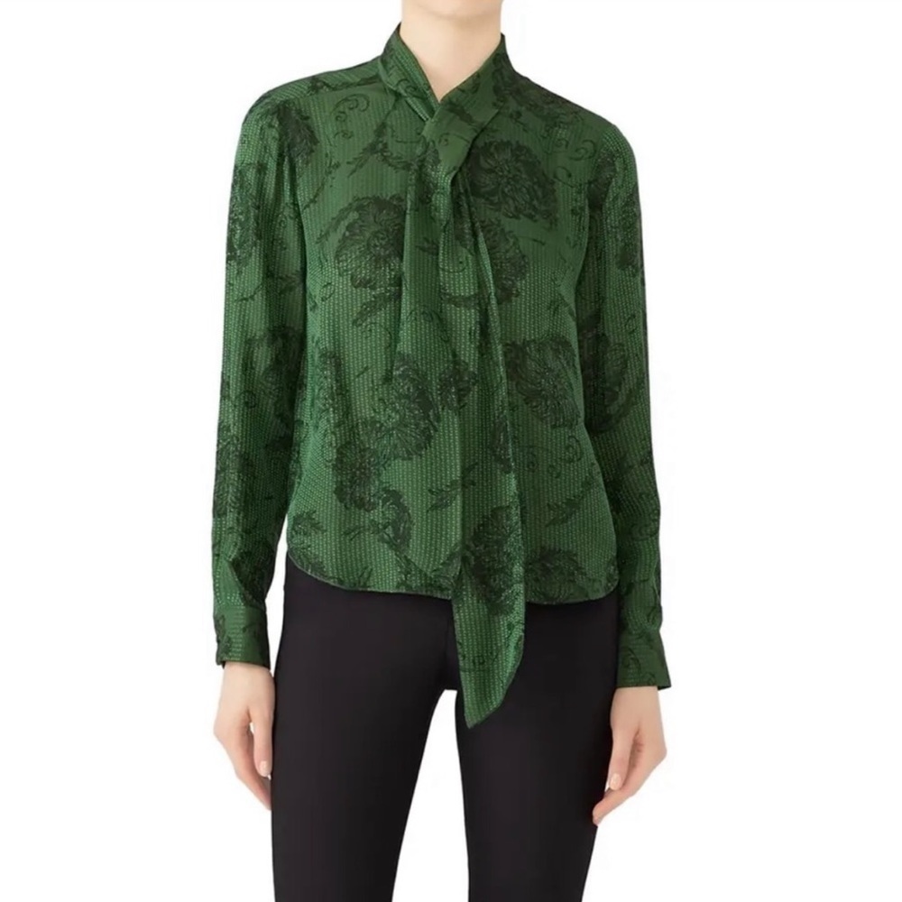 Tara Jarmon Plant Print Top